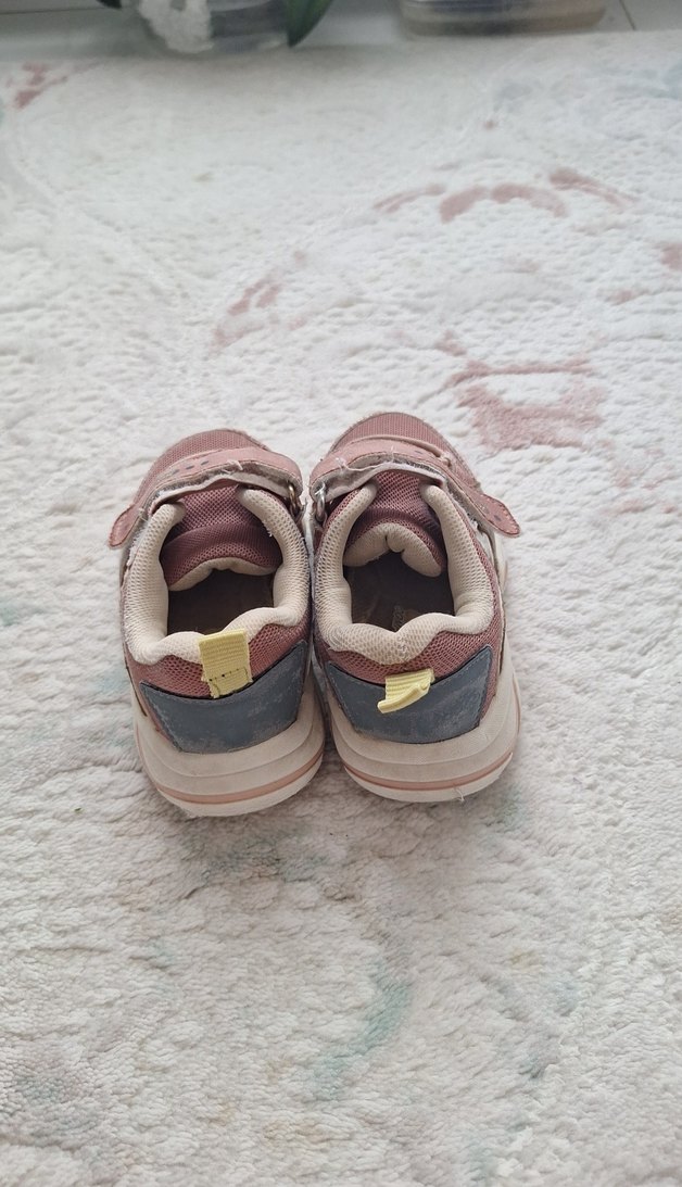 Jump Kız Çocuk Pembe Cırtcırtlı Spor Ayakkabı - Görsel 3