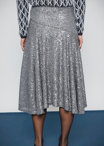 Melis Ağazat X Koton - Pullu Etek - Görsel 3