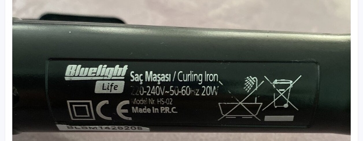 Beden Bluelight Saç Maşası