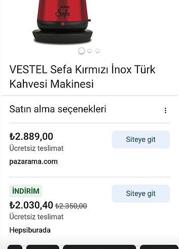 Köpük köpük yapıyor ben daha büyüğünü alacağım için satıyorum