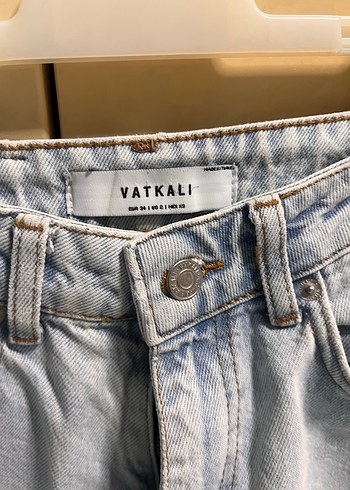 Diğer Pastel Mavi Kadın Denim Pantolon