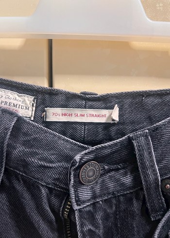 34 Beden siyah Normal Boy Kadın Denim Pantolon