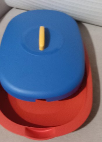 Mavi Plastik Saklama Kabı Kapaklı elegant - Görsel 2