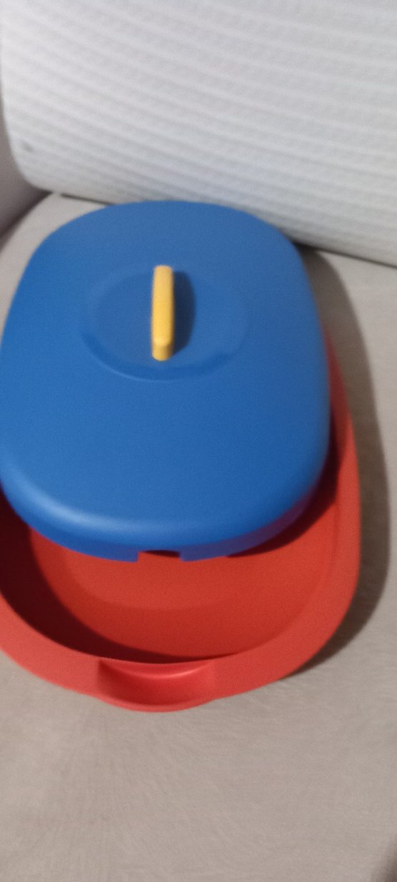 Mavi Plastik Saklama Kabı Kapaklı elegant - Görsel 2