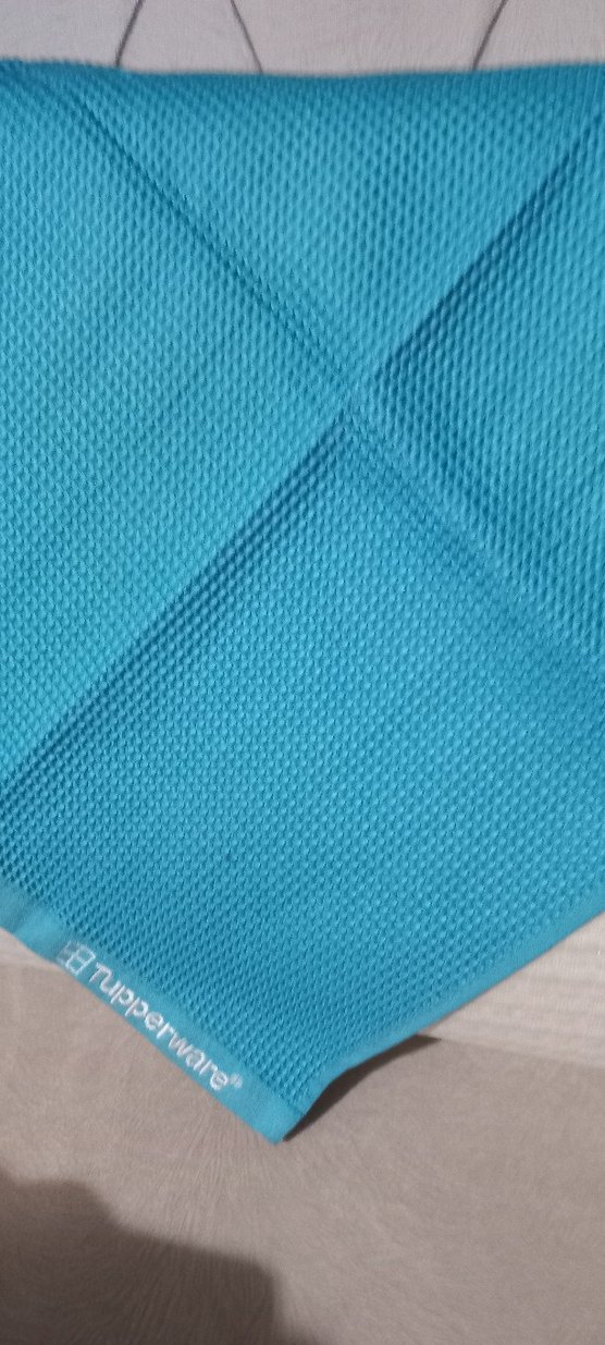 Turkuaz Tupperware cam Havlusu 50×50 - Görsel 2