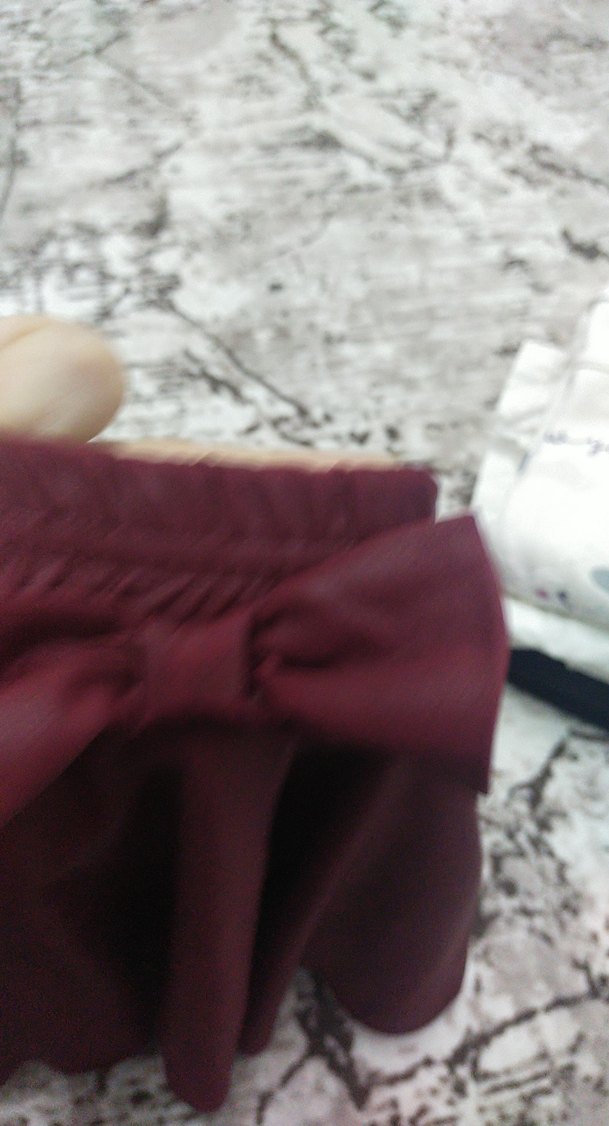 Bordo  Mini Etek - Görsel 2