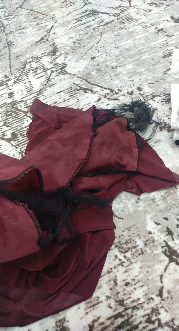 Bordo  Mini Etek - Görsel 5