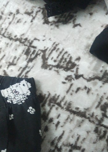 Kız Çocuk Baskılı Pamuklu Tayt - Görsel 6