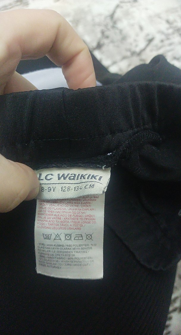 çocuk Siyah Spor tayt - Görsel 4