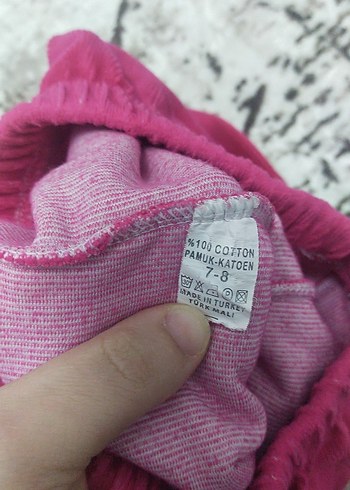 Kız Çocuk Fuşya Esnek Tayt - Görsel 2