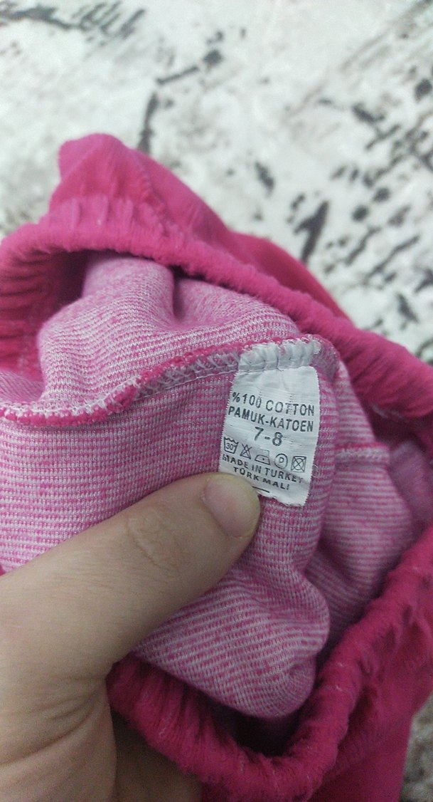 Kız Çocuk Fuşya Esnek Tayt - Görsel 2