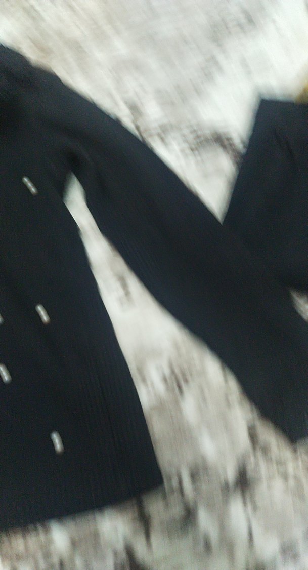 Düğmeli Siyah Boğazlı çocuk  Kazak - Görsel 5