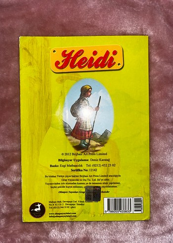 Heidi - Johanna Spyri Çocuk Kitabı - Görsel 2