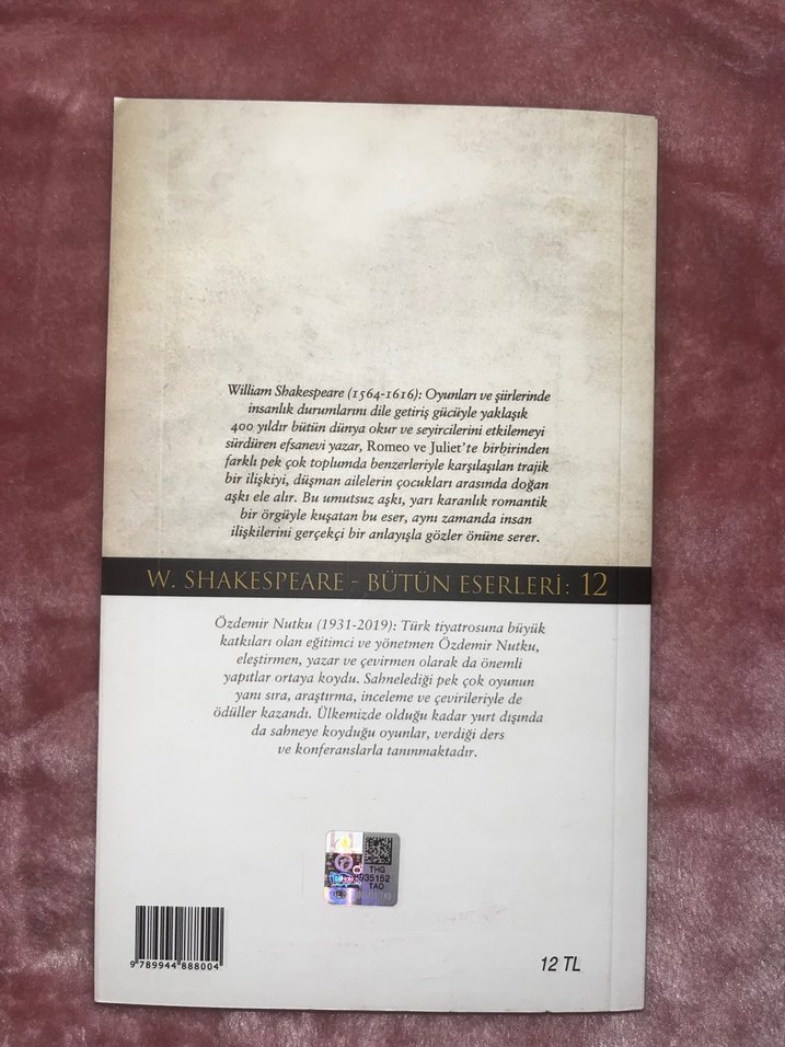 Romeo ve Juliet - William Shakespeare - Görsel 2