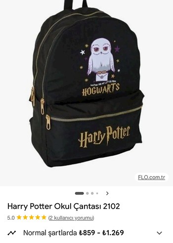 Harry Potter Siyah Çocuk Okul Çantası - Görsel 7