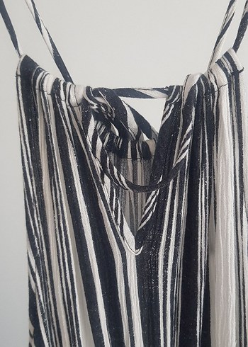 Gri Pilili Uzun Bohem Elbise - Görsel 3