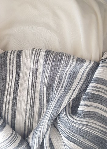 Gri Pilili Uzun Bohem Elbise - Görsel 4