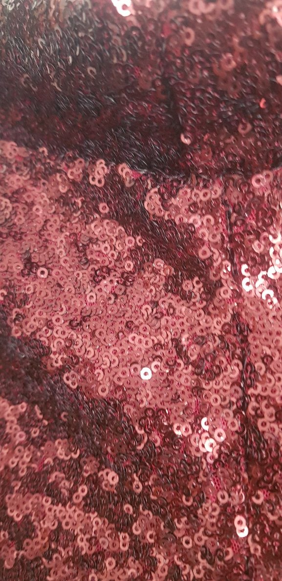 Pul paletli Bordo Kadın Tayt - Görsel 2