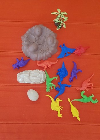 Renkli Dinozor Figür Oyuncak Seti