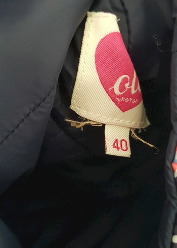 Çiçek Desenli şişme mont (çift taraflı kullanım) - Görsel 5