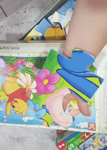 Renkli Çocuk Yapbozları Seti - Görsel 7