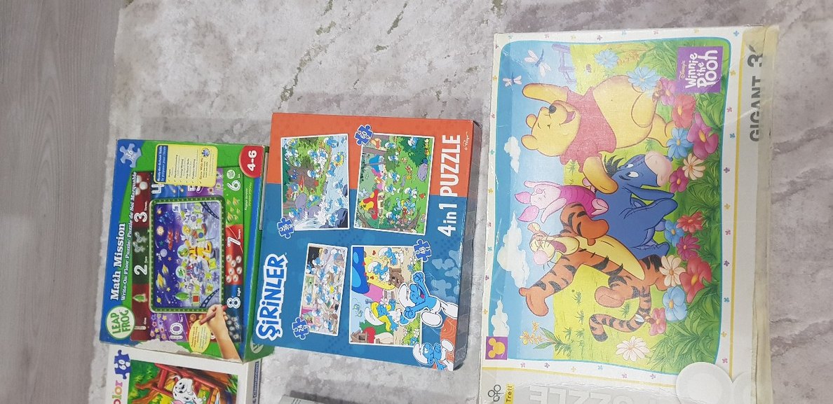 Renkli Çocuk Yapbozları Seti - Görsel 2