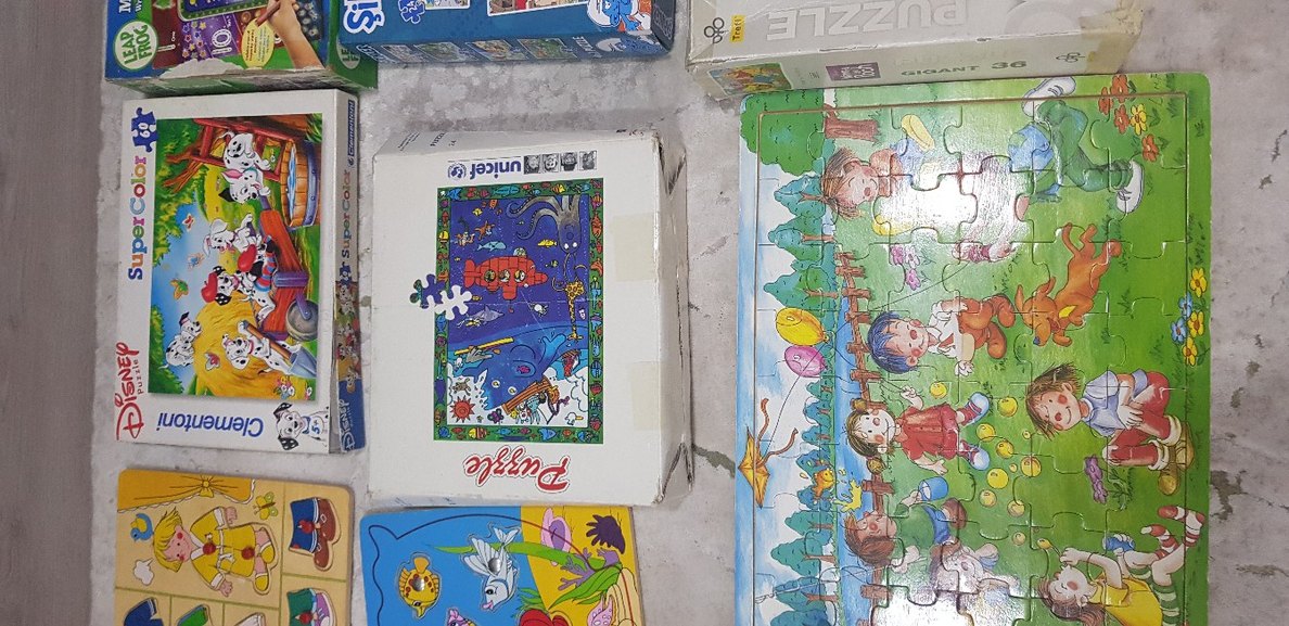 Renkli Çocuk Yapbozları Seti - Görsel 3