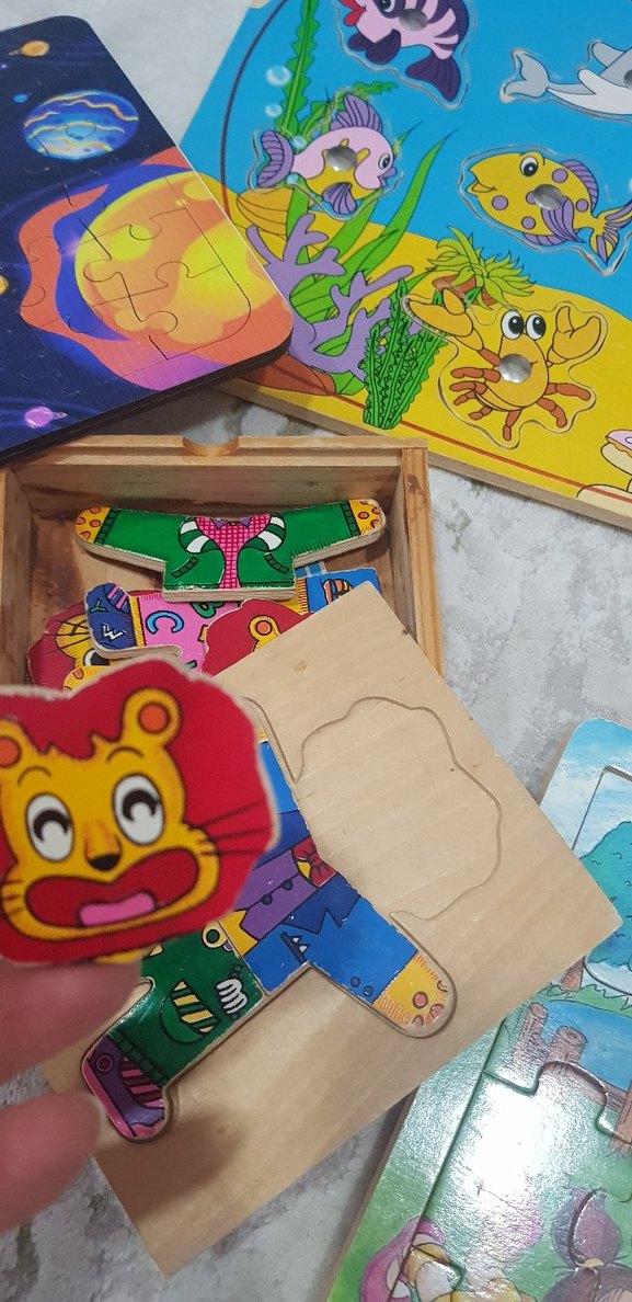 Renkli Çocuk Yapbozları Seti - Görsel 5