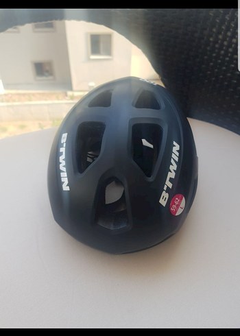 B'TWIN Siyah Bisiklet Kaskı 59-62 cm - Görsel 2