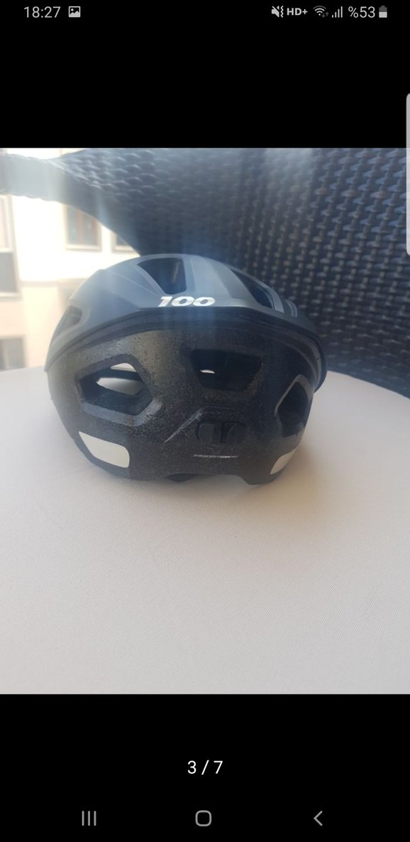 B'TWIN Siyah Bisiklet Kaskı 59-62 cm - Görsel 3