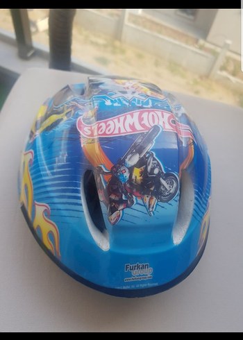 hotwelss desenli bisiklet Kaskı Velcro - Görsel 2