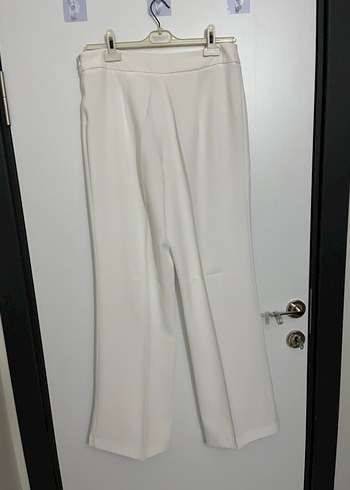 Beyaz  Kadın Pantolon - Görsel 4