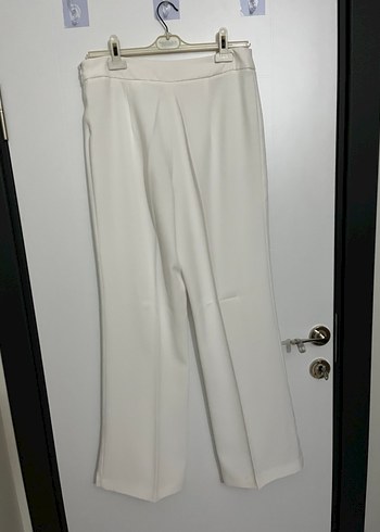 Beyaz  Kadın Pantolon - Görsel 3