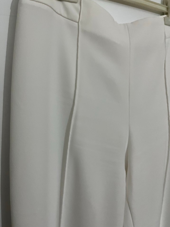 Beyaz  Kadın Pantolon - Görsel 2