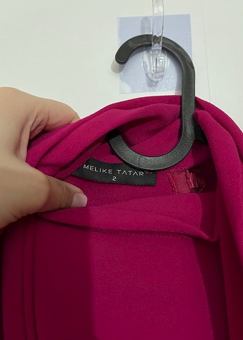 Fuşya Kadın Uzun Kollu Drapeli Takım - Görsel 10