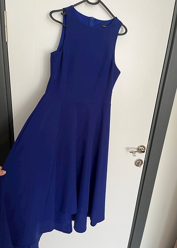 Lacivert Kadın Abiye Elbise - Görsel 3