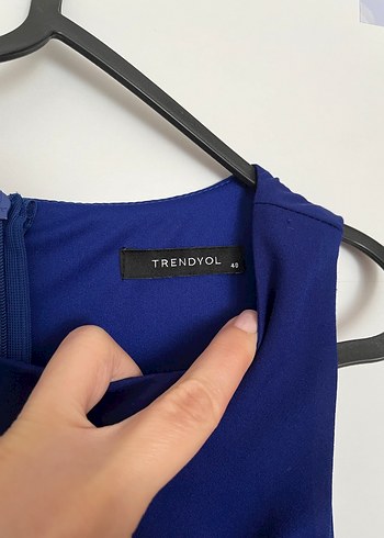 Lacivert Kadın Abiye Elbise - Görsel 4