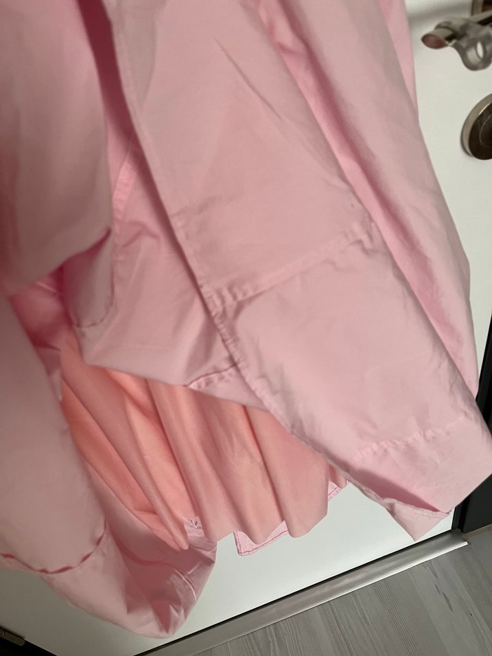 Pudra Pileli Midi İp Askılı Elbise - Görsel 5