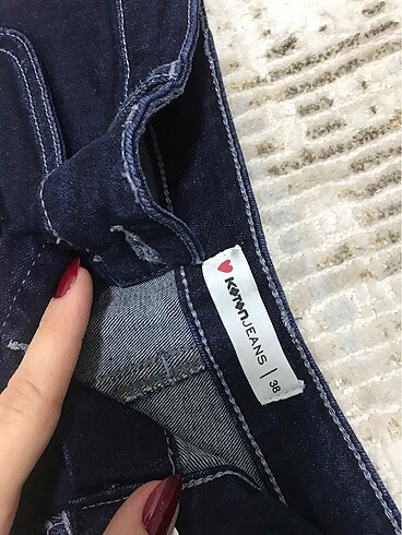 38 Beden lacivert Renk Kot etek