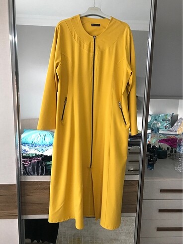 Tunik fermuarlı pardesü