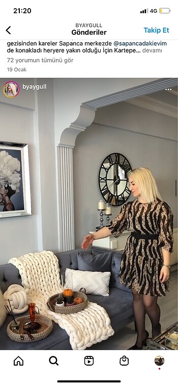 Zebra desen şifon elbise