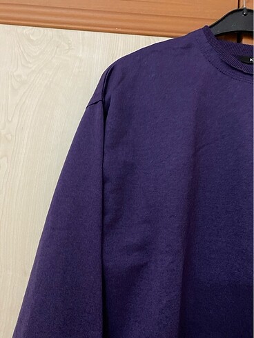 xl Beden Patlıcan moru sweat