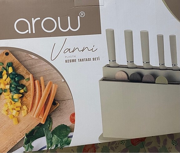 Diğer Arow Vanni Bıçaklı Kesme Tahtası Seti