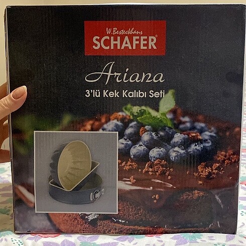 Schafer Schafer Ariana 3'lü Kek Kalıbı Seti