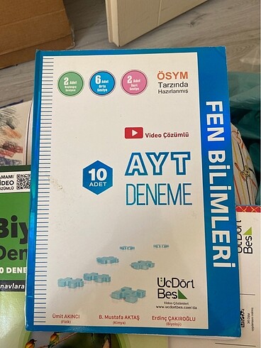 345 ayt fen deneme