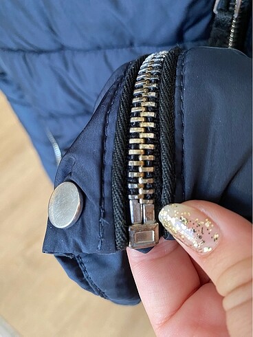 36 Beden lacivert Renk Bershka mont