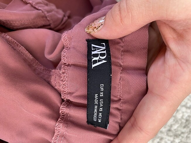 xs Beden pembe Renk Zara Pantolon
