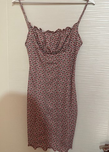 Çiçekli mini elbise