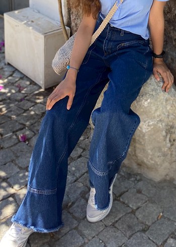 Trendyolmilla Lacivert Kadın jean