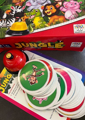  Jungle Zeka Geliştiren Renkli Masa Oyunu